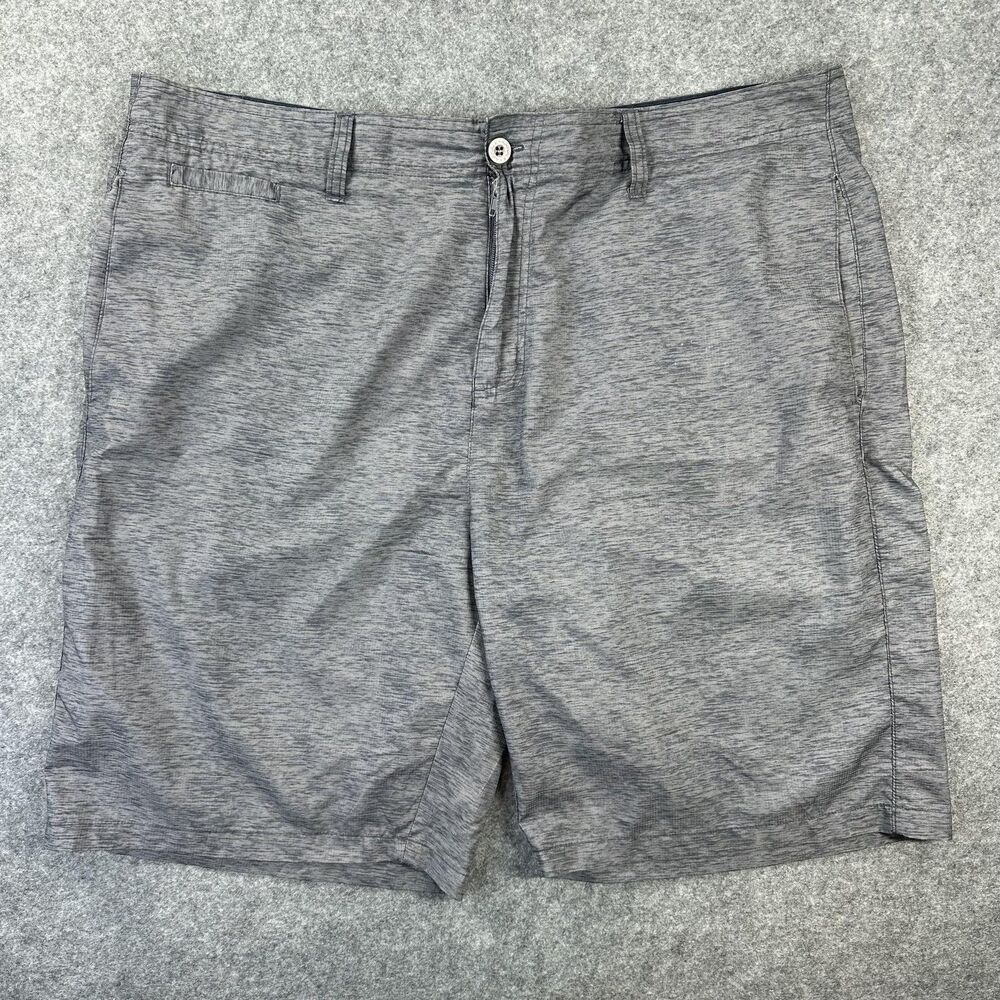 Airwalk Shorts Mens 38 Gray Heathered Golf Chino Walking Casual Polyester
